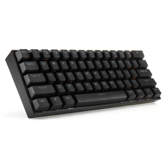 61 Keys Mechanical Gaming Keyboard 60% bluetooth 5.0 Type-C Gateron Switch PBT Double Shot Keycap RGB Keyboard