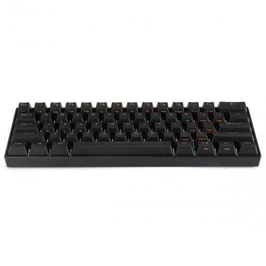 61 Keys Mechanical Gaming Keyboard 60% bluetooth 5.0 Type-C Gateron Switch PBT Double Shot Keycap RGB Keyboard