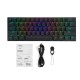 61 Keys Mechanical Gaming Keyboard 60% bluetooth 5.0 Type-C RGB MX Switch PBT Double Shot Keycap Keyboard
