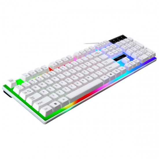 G21B Wired 104 Keys Mechanical Keyboard & Mouse Set USB Gaming Keyboard Ergonomic Mouse Combo Home Office Kit for Laptop Computer PC G21B Wired 104 Keys Mechanical Keyboard & Mouse Set USB Gaming Keyboard Ergonomic Mouse Combo Home Office Kit for Laptop Computer PC