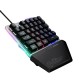 G40 35 Keys RGB LED Backlight One-Handed Mechanical Gaming Keyboard for PC Laptop