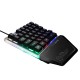 G40 35 Keys RGB LED Backlight One-Handed Mechanical Gaming Keyboard for PC Laptop