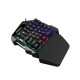 G94 35Keys Mini USB Wired Gaming Keyboard With 3 colors LED Backlight One-handed Keypads for Computer Desktop Laptop Phone