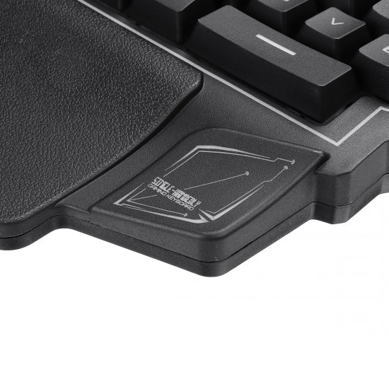 GK103 35 Keys LED Backlight Wired Single Hand Gaming Keyboard with Ergonomic Support Mechanical Feeling For PUBG and LOL Game GK103 35 Keys LED Backlight Wired Single Hand Gaming Keyboard with Ergonomic Support Mechanical Feeling For PUBG and LOL Game