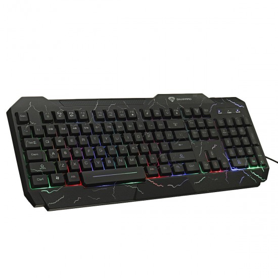 GMK-60 104 Keys Wired Keyboard & Mouse Set 4D RGB Backlight Gaming Keyboard 1600DPI Ergonomic Mouse GMK-60 104 Keys Wired Keyboard & Mouse Set 4D RGB Backlight Gaming Keyboard 1600DPI Ergonomic Mouse