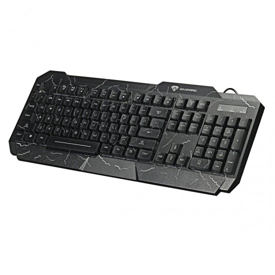 GMK-60 104 Keys Wired Keyboard & Mouse Set 4D RGB Backlight Gaming Keyboard 1600DPI Ergonomic Mouse