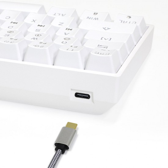 GK61 61 Keys Mechanical Gaming Keyboard Hot Swappable Gateron Optical Switch RGB Type-C Programmable 60% Layout Gaming Keyboard GK61 61 Keys Mechanical Gaming Keyboard Hot Swappable Gateron Optical Switch RGB Type-C Programmable 60% Layout Gaming Keyboard