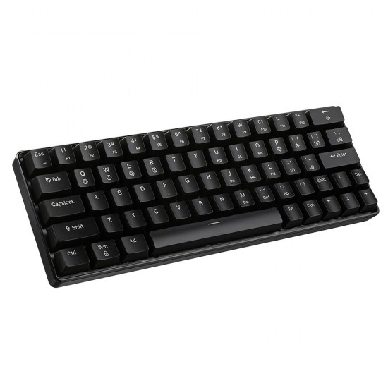 GK64 64 Key Gateron Switch Hot Swappable CIY Switch RGB Backlit Mechanical Gaming Keyboard