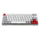 GK64 Aluminum Alloy Case 64 Keys Mechanical Gaming Keyboard PBT Keycaps Gateron Switch Hot Swappable RGB Gaming Keyboard