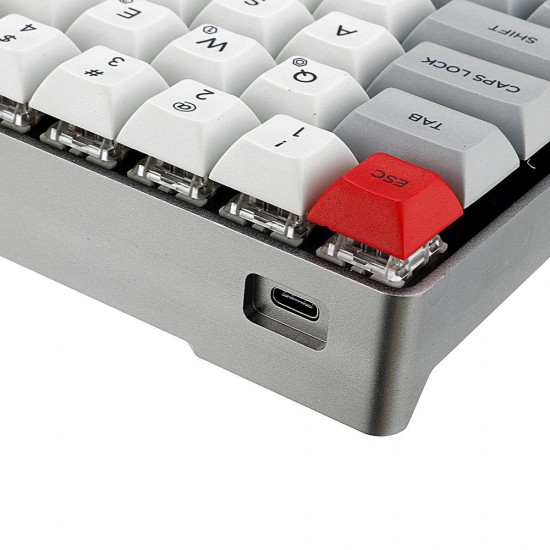 GK64 Aluminum Alloy Case 64 Keys Mechanical Gaming Keyboard PBT Keycaps Gateron Switch Hot Swappable RGB Gaming Keyboard GK64 Aluminum Alloy Case 64 Keys Mechanical Gaming Keyboard PBT Keycaps Gateron Switch Hot Swappable RGB Gaming Keyboard