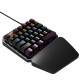 J100 35 keys One-handed Gaming Keyboard Mini USB Wired RGB Backlight Single Hand Keypad for PC Gamer J100 35 keys One-handed Gaming Keyboard Mini USB Wired RGB Backlight Single Hand Keypad for PC Gamer