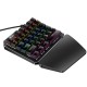J100 35 keys One-handed Gaming Keyboard Mini USB Wired RGB Backlight Single Hand Keypad for PC Gamer J100 35 keys One-handed Gaming Keyboard Mini USB Wired RGB Backlight Single Hand Keypad for PC Gamer
