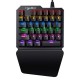 J100 35 keys One-handed Gaming Keyboard Mini USB Wired RGB Backlight Single Hand Keypad for PC Gamer J100 35 keys One-handed Gaming Keyboard Mini USB Wired RGB Backlight Single Hand Keypad for PC Gamer