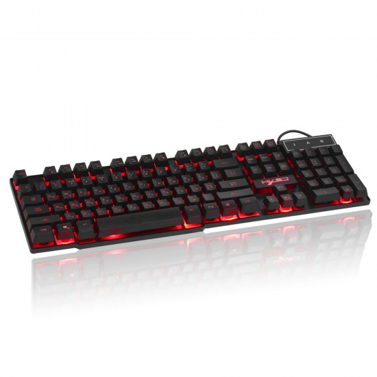 R8 Wired Russian Gaming Keyboard 104 Keys 3 Colors LED Backlight Keyboard for Computer Laptop PC Gamer R8 Wired Russian Gaming Keyboard 104 Keys 3 Colors LED Backlight Keyboard for Computer Laptop PC Gamer