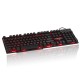 R8 Wired Russian Gaming Keyboard 104 Keys 3 Colors LED Backlight Keyboard for Computer Laptop PC Gamer