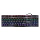 MK-X80 104 Key USB Wired RGB Backlight Blue Switch Mechanical Gaming Keyboard for PC Laptop