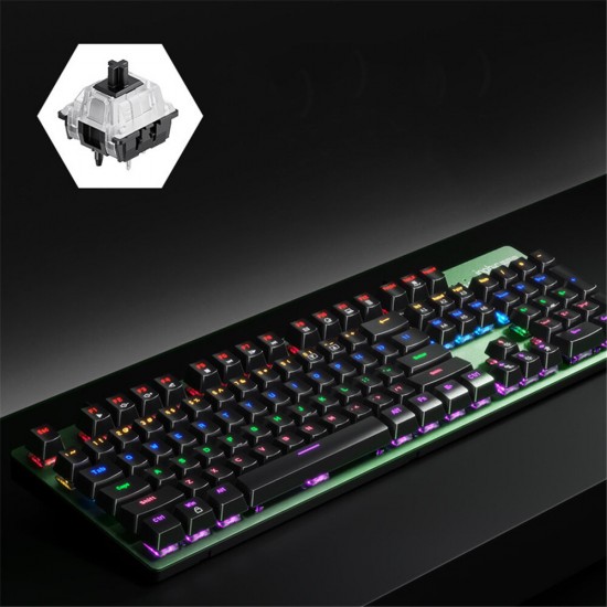 V910 Wired Gaming Keyboard Mouse Set Mechanical Black Switch Blue Switch Keyboard Luminous RGB Keyboard Mouse Set V910 Wired Gaming Keyboard Mouse Set Mechanical Black Switch Blue Switch Keyboard Luminous RGB Keyboard Mouse Set