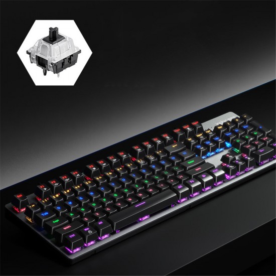 V910 Wired Gaming Keyboard Mouse Set Mechanical Black Switch Blue Switch Keyboard Luminous RGB Keyboard Mouse Set V910 Wired Gaming Keyboard Mouse Set Mechanical Black Switch Blue Switch Keyboard Luminous RGB Keyboard Mouse Set