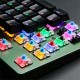 V910 Wired Gaming Keyboard Mouse Set Mechanical Black Switch Blue Switch Keyboard Luminous RGB Keyboard Mouse Set