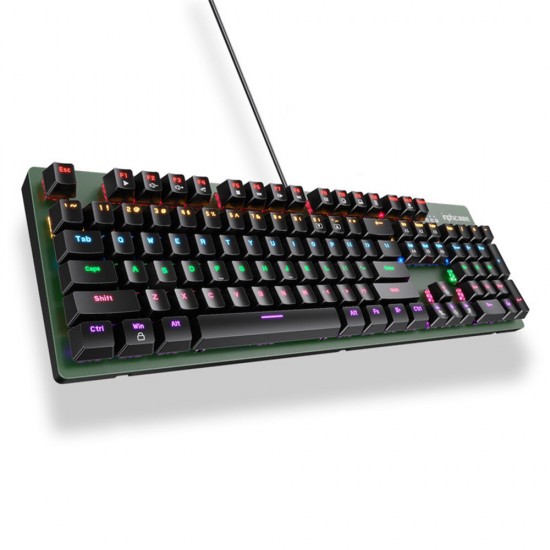 V910 Wired Gaming Keyboard Mouse Set Mechanical Black Switch Blue Switch Keyboard Luminous RGB Keyboard Mouse Set