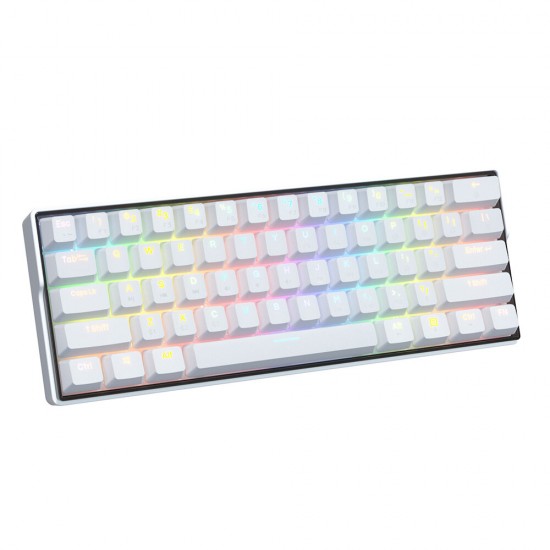 VE SnowFox 61 Keys Mechanical Gaming Keyboard 60% bluetooth 5.1 Type-C Dual Mode PBT Keycap Gateron Axis Switch Hotswappable Switches RGB Backlight Keyboard with Full Keys Programmable VE SnowFox 61 Keys Mechanical Gaming Keyboard 60% bluetooth 5.1 Type-C Dual Mode PBT Keycap Gateron Axis Switch Hotswappable Switches RGB Backlight Keyboard with Full Keys Programmable