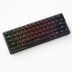 VE SnowFox 61 Keys Mechanical Gaming Keyboard 60% bluetooth 5.1 Type-C Dual Mode PBT Keycap Gateron Axis Switch Hotswappable Switches RGB Backlight Keyboard with Full Keys Programmable