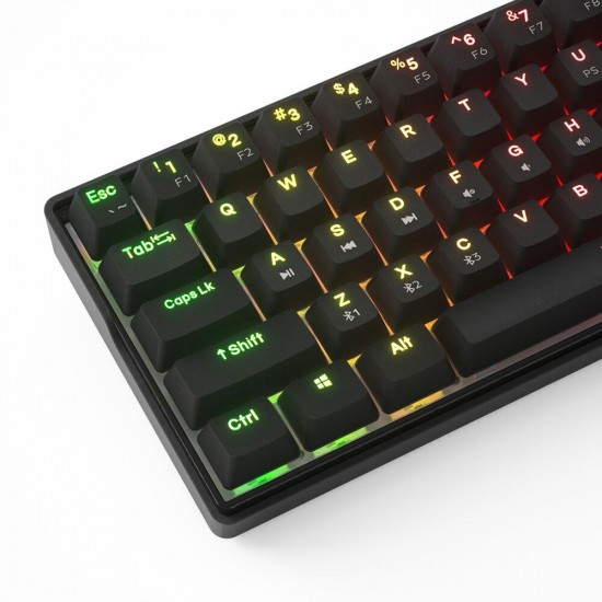 VE SnowFox 61 Keys Mechanical Gaming Keyboard 60% bluetooth 5.1 Type-C Dual Mode PBT Keycap Gateron Axis Switch Hotswappable Switches RGB Backlight Keyboard with Full Keys Programmable VE SnowFox 61 Keys Mechanical Gaming Keyboard 60% bluetooth 5.1 Type-C Dual Mode PBT Keycap Gateron Axis Switch Hotswappable Switches RGB Backlight Keyboard with Full Keys Programmable