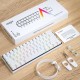 VE SnowFox 61 Keys Mechanical Gaming Keyboard 60% bluetooth 5.1 Type-C Dual Mode PBT Keycap Gateron Axis Switch Hotswappable Switches RGB Backlight Keyboard with Full Keys Programmable VE SnowFox 61 Keys Mechanical Gaming Keyboard 60% bluetooth 5.1 Type-C Dual Mode PBT Keycap Gateron Axis Switch Hotswappable Switches RGB Backlight Keyboard with Full Keys Programmable