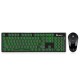 LT600 Mechanical Keyboard & Mouse Set Rechargeable 2.4GHz Wireless 104 Keys Backlit USB Ergonomic Gaming Keyboard + 1600DPI Optical Gamer Mouse Combo