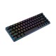 MK14 68 Keys Mechanical Keyboard USB 2.0 Wired Blue Switch RGB Backlit Gaming Keyboard