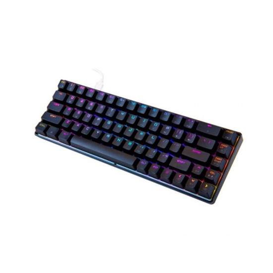 MK14 68 Keys Mechanical Keyboard USB 2.0 Wired Blue Switch RGB Backlit Gaming Keyboard