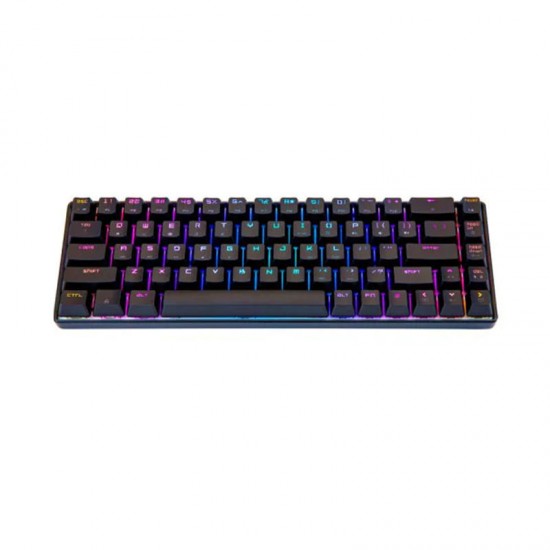 MK14 68 Keys Mechanical Keyboard USB 2.0 Wired Blue Switch RGB Backlit Gaming Keyboard