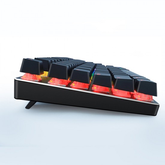 Z56 89 Keys Mechanical Keyboard Wired RGB Backlit with Numpad Anti-ghosting English Russian Gaming Keyboard