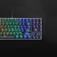 Z56 89 Keys Mechanical Keyboard Wired RGB Backlit with Numpad Anti-ghosting English Russian Gaming Keyboard