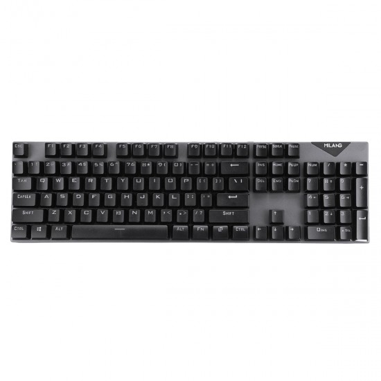 K8 104 Keys Wired Mechanical Keyboard Blue Switch Metal Panel 22 Backlight Effects Gaming Keyboard