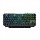 K7 Wired/Wireless bluetooth Dual Modes 87 Keys Mechanical Gaming Keyboard with Blue/Black Switch RGB Back Light for Windows/Android/iOS/Mac OS