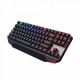 K7 Wired/Wireless bluetooth Dual Modes 87 Keys Mechanical Gaming Keyboard with Blue/Black Switch RGB Back Light for Windows/Android/iOS/Mac OS