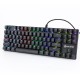 1506 87 Keys USB Wired Keyboard Blue Switch RGB Backlight Mechanical Gaming Keyboard 1506 87 Keys USB Wired Keyboard Blue Switch RGB Backlight Mechanical Gaming Keyboard