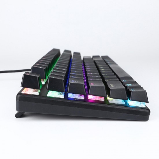 1506 87 Keys USB Wired Keyboard Blue Switch RGB Backlight Mechanical Gaming Keyboard 1506 87 Keys USB Wired Keyboard Blue Switch RGB Backlight Mechanical Gaming Keyboard