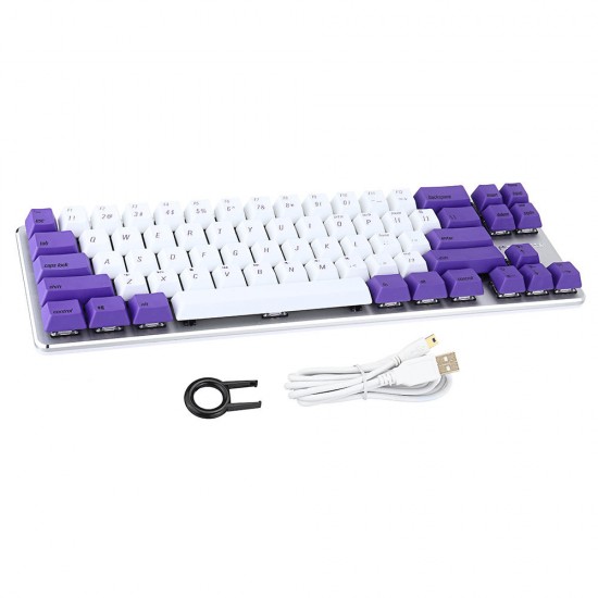 Smart68 68 Key USB Wired Gateron Switch Dyesub PBT Keycaps Mechanical Gaming Keyboard Smart68 68 Key USB Wired Gateron Switch Dyesub PBT Keycaps Mechanical Gaming Keyboard