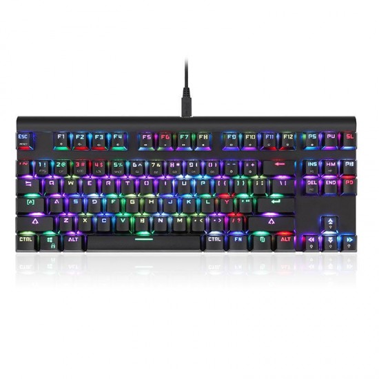 CK101 87 Key RGB Backlit Mechanical Gaming Keyboard Outemu Red Blue Switch CK101 87 Key RGB Backlit Mechanical Gaming Keyboard Outemu Red Blue Switch