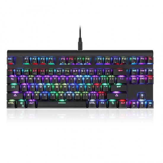 CK101 87 Key RGB Backlit Mechanical Gaming Keyboard Outemu Red Blue Switch