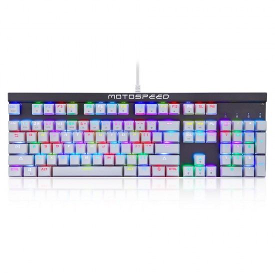 CK103 104 Key USB Wired RGB Backlit Mechanical Gaming Keyboard Outemu Blue Red Switch CK103 104 Key USB Wired RGB Backlit Mechanical Gaming Keyboard Outemu Blue Red Switch