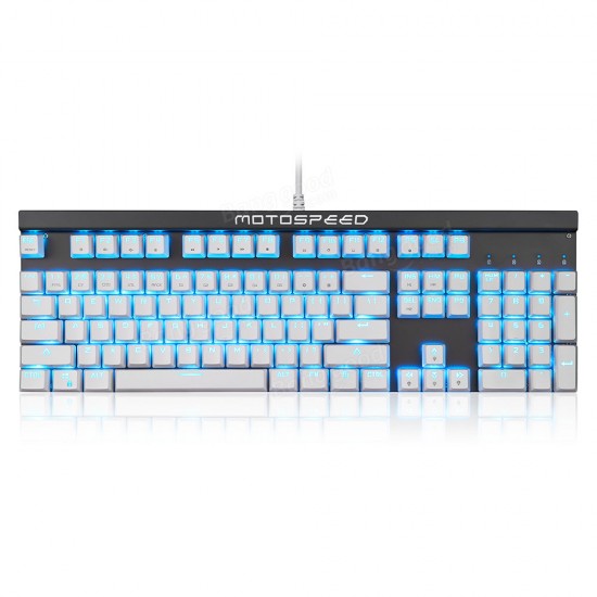 CK103 104 Key USB Wired RGB Backlit Mechanical Gaming Keyboard Outemu Blue Red Switch