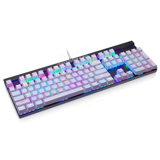 CK103 104 Key USB Wired RGB Backlit Mechanical Gaming Keyboard Outemu Blue Red Switch