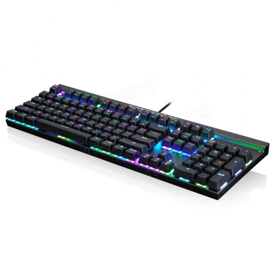 CK103 104 Key USB Wired RGB Backlit Mechanical Gaming Keyboard Outemu Blue Red Switch