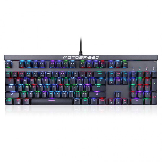 CK103 104 Key USB Wired RGB Backlit Mechanical Gaming Keyboard Outemu Blue Red Switch CK103 104 Key USB Wired RGB Backlit Mechanical Gaming Keyboard Outemu Blue Red Switch