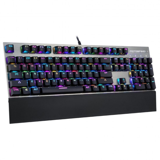 CK108 104 Keys Blue Switch RGB Backlit Mechanical Gaming Wired Keyboard CK108 104 Keys Blue Switch RGB Backlit Mechanical Gaming Wired Keyboard