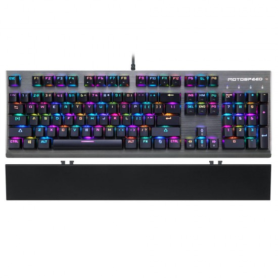 CK108 104 Keys Blue Switch RGB Backlit Mechanical Gaming Wired Keyboard CK108 104 Keys Blue Switch RGB Backlit Mechanical Gaming Wired Keyboard