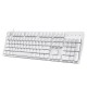 MT710 104 Keys Wired Mechanical Keyboard White Backlight Mechanical Switch Computer Gaming Keyboard for Mac Windows